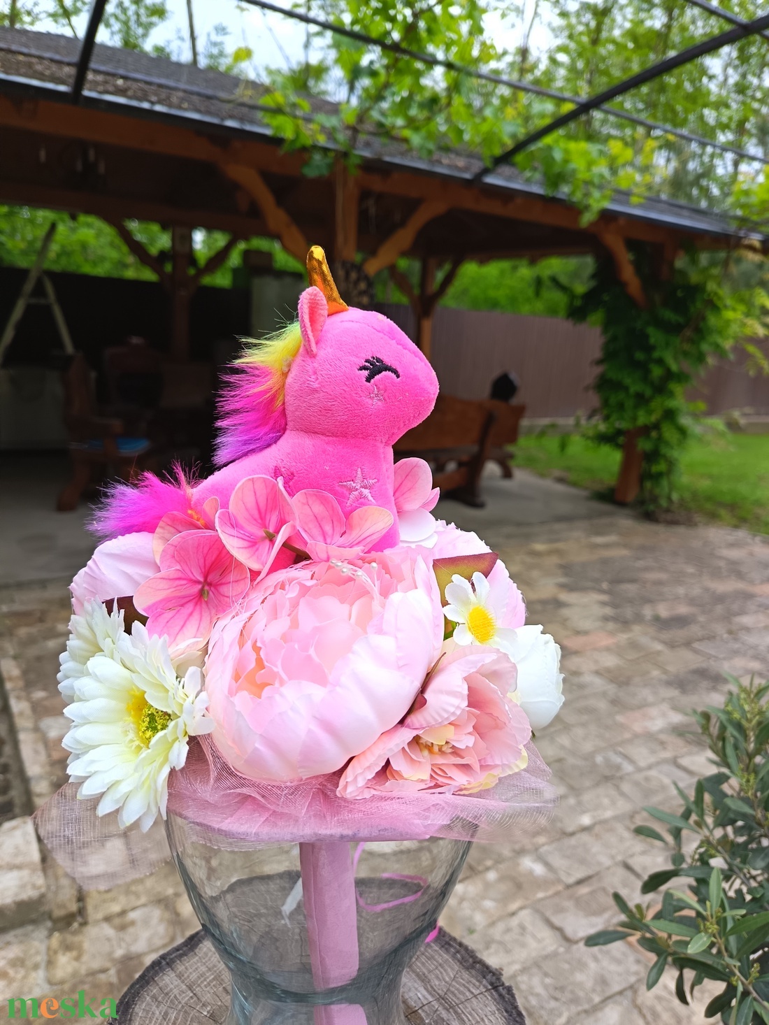 Ovis ballagási csokor  - játék & sport - plüssállat & játékfigura - unikornis - Meska.hu