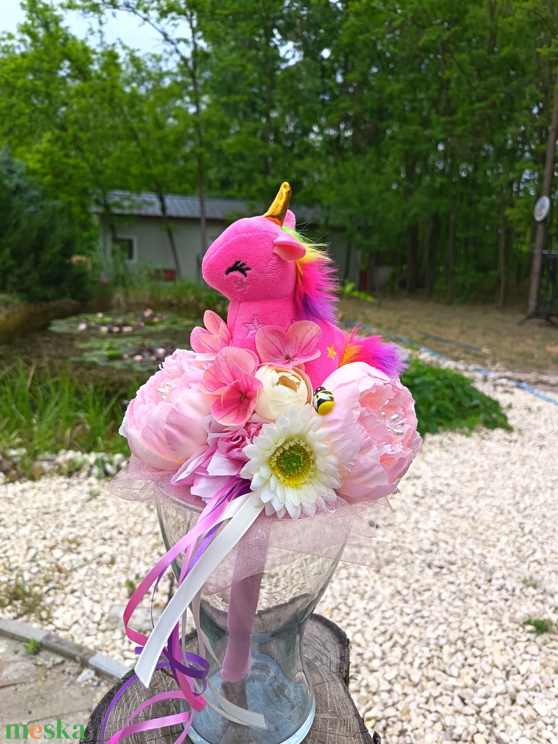 Ovis ballagási csokor  - játék & sport - plüssállat & játékfigura - unikornis - Meska.hu