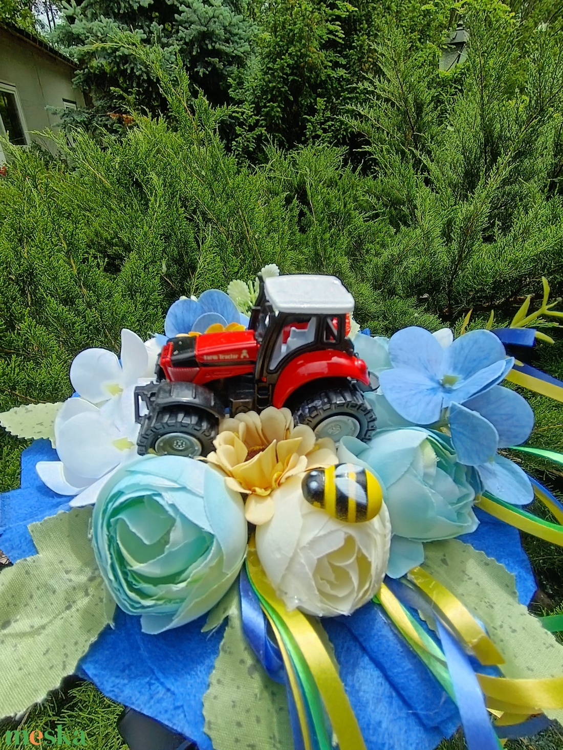 Ovis ballagási csokor  - játék & sport - kisautók, járművek - munkagépek - Meska.hu