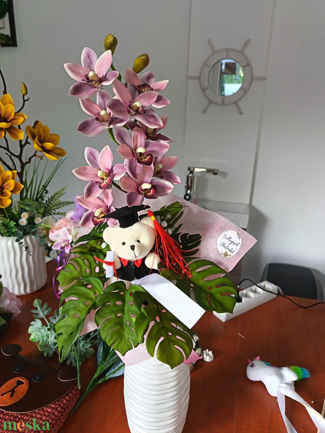 Ballagási örökcsokor - otthon & életmód - dekoráció - virágdísz és tartó - csokor & virágdísz - Meska.hu