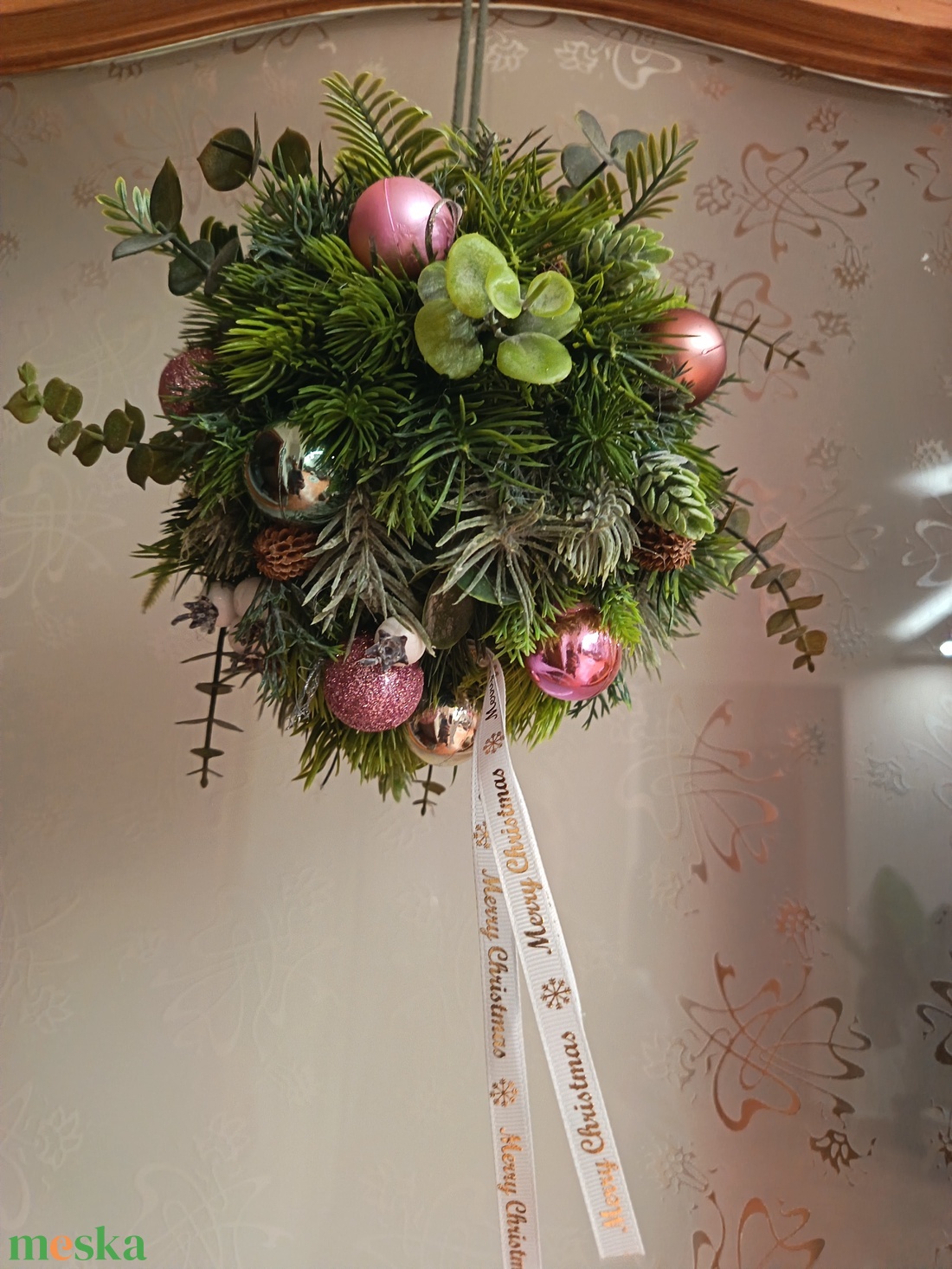 Prémium karácsonyi függő gömbdísz � 20 cm - karácsony - karácsonyi lakásdekoráció - karácsonyi lakásdíszek - Meska.hu