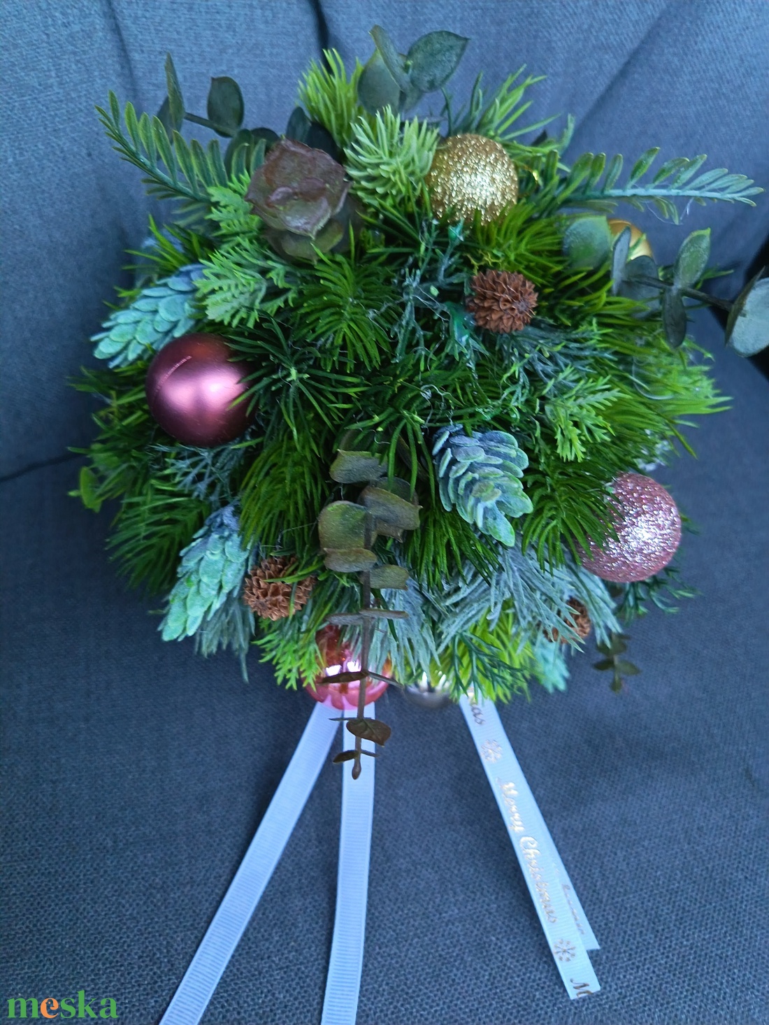 Prémium karácsonyi függő gömbdísz � 20 cm - karácsony - karácsonyi lakásdekoráció - karácsonyi lakásdíszek - Meska.hu