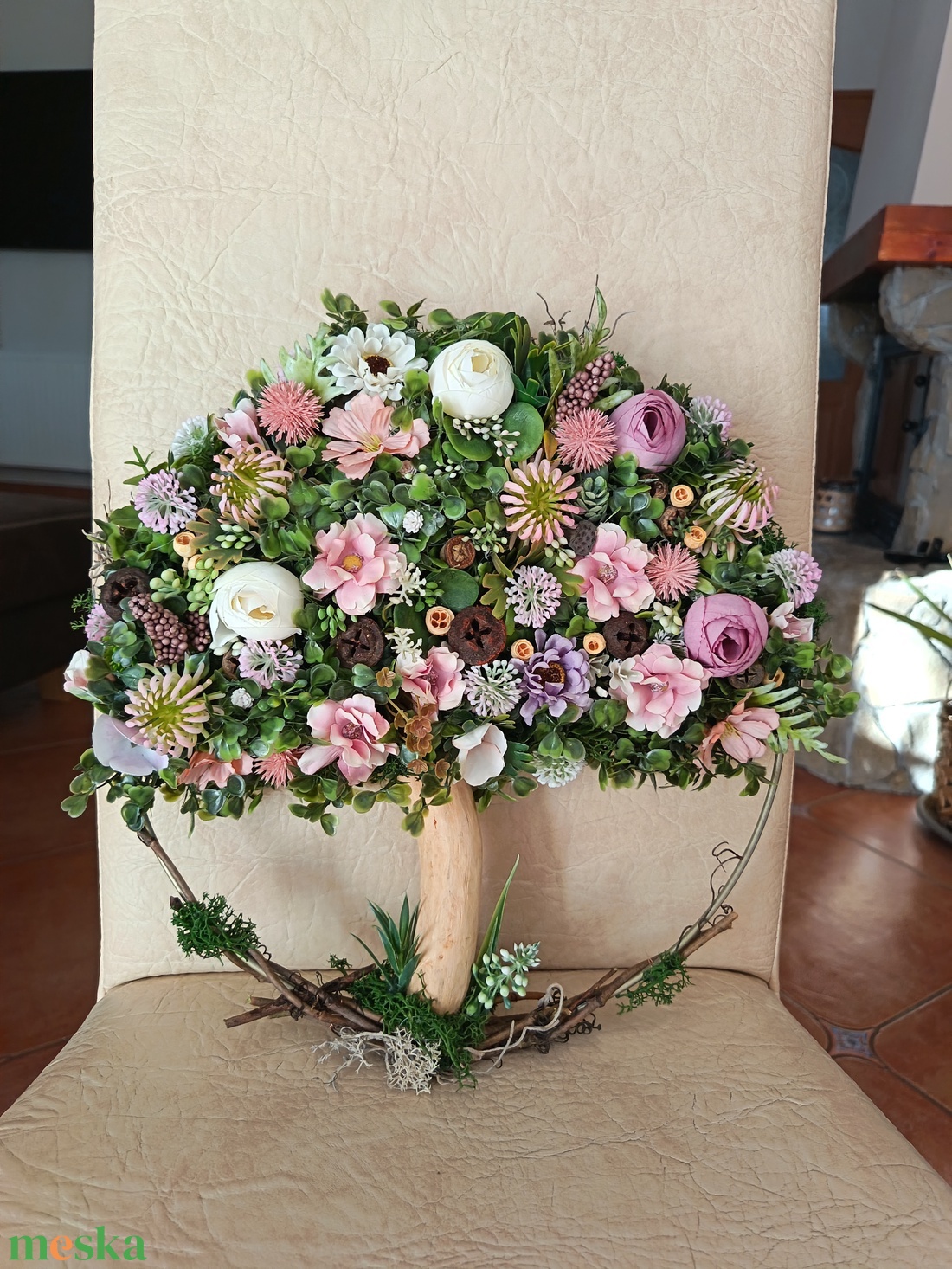 Életfa ajtódísz vagy falidísz - otthon & életmód - dekoráció - ajtó- és ablak dekoráció - ajtódísz & kopogtató - Meska.hu