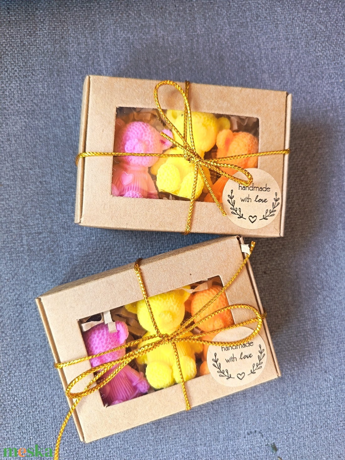 Szappan maci szett � kézműves ajándék díszdobozban - szépségápolás - szappan & fürdés - kézműves szappan - Meska.hu