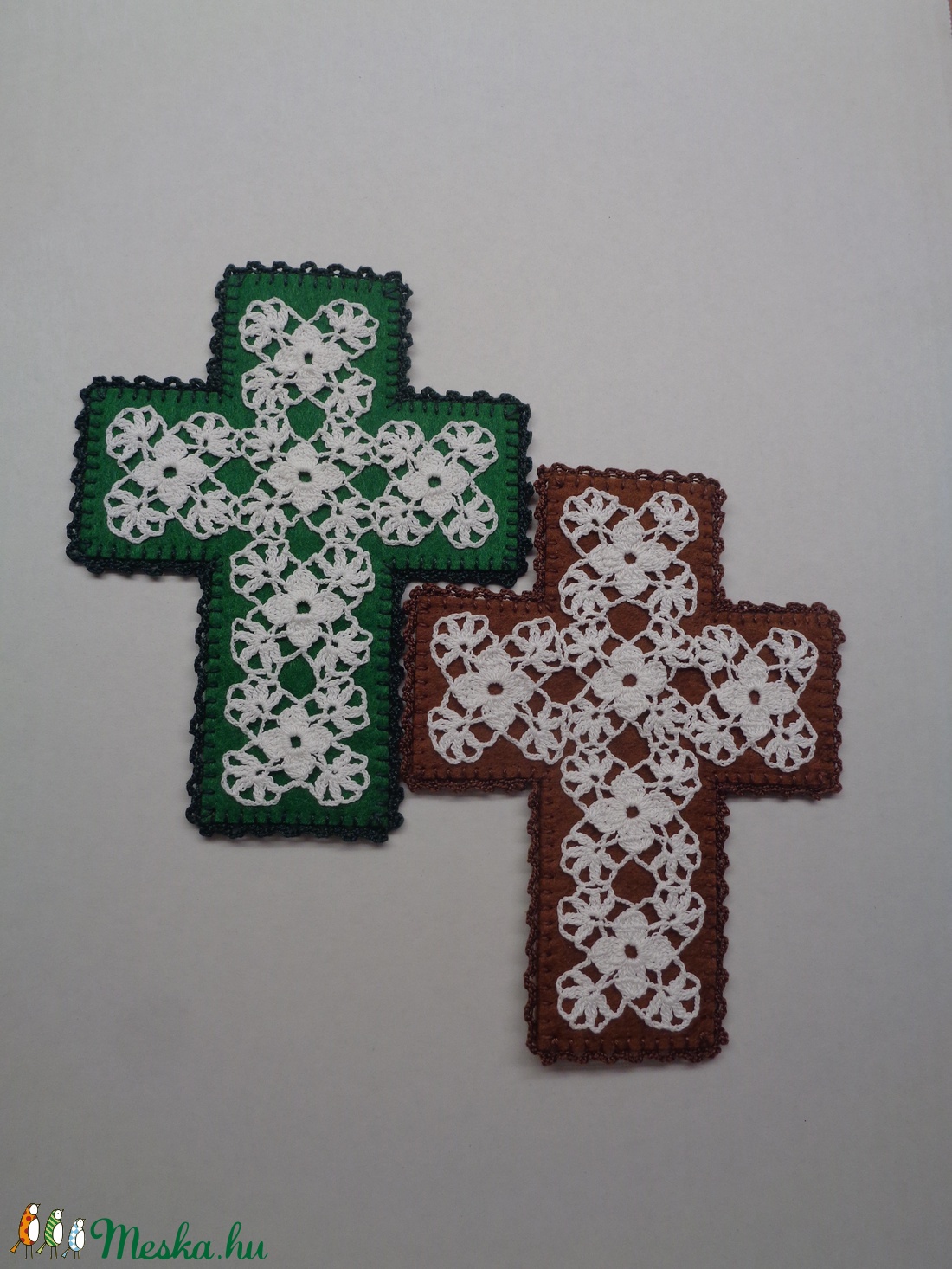 Horgolt kereszt -  - Meska.hu