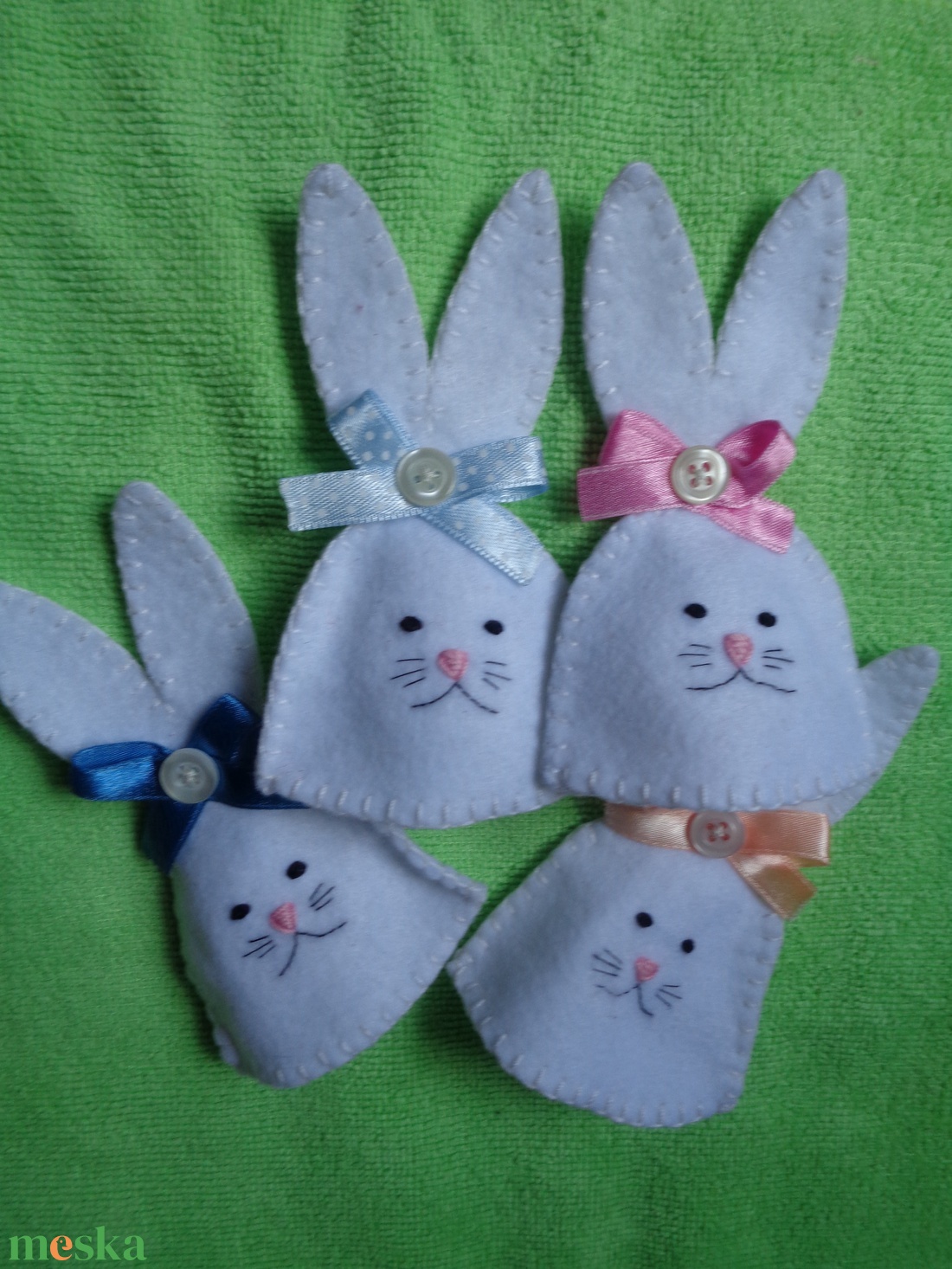 Tojásmelegítő nyuszik - otthon & életmód - dekoráció - asztal és polc dekoráció - asztaldísz - Meska.hu