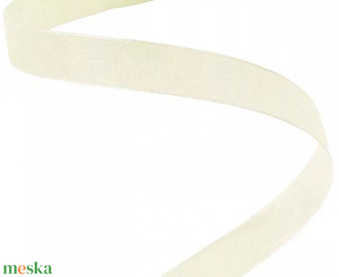 Organza szalag 10mmx20m - krém - kellékek & szerszámok - rövidáru - szalag, pánt - textilszalag - Meska.hu Organza szalag 10mmx20m - krém - kellékek & szerszámok - rövidáru - szalag, pánt - textilszalag - Meska.hu
