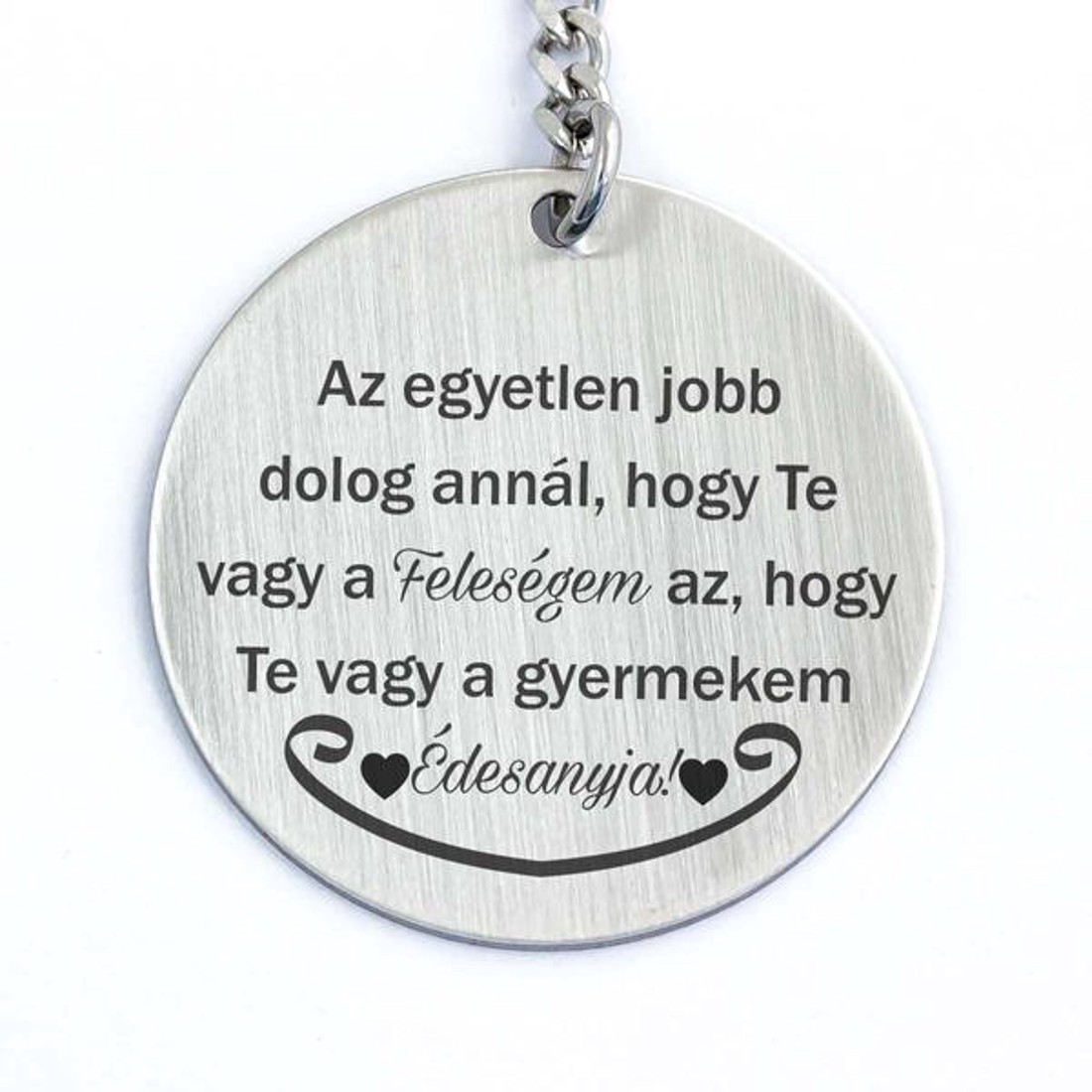 Te vagy a Feleségem és Anya acél medálos kulcstartó - táska & tok - kulcstartó & táskadísz - kulcstartó - Meska.hu Te vagy a Feleségem és Anya acél medálos kulcstartó - táska & tok - kulcstartó & táskadísz - kulcstartó - Meska.hu