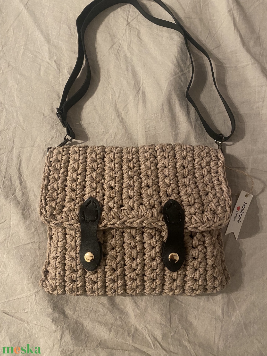 Drapp táska - táska & tok - kézitáska & válltáska - alkalmi táska - Meska.hu