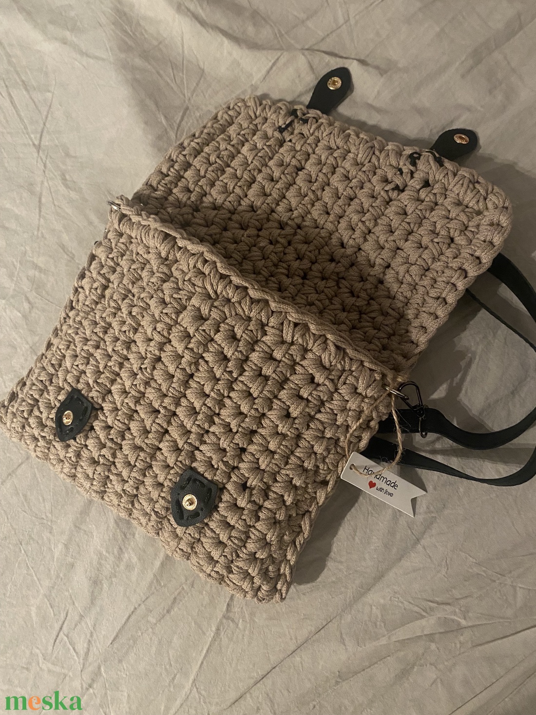 Drapp táska - táska & tok - kézitáska & válltáska - alkalmi táska - Meska.hu