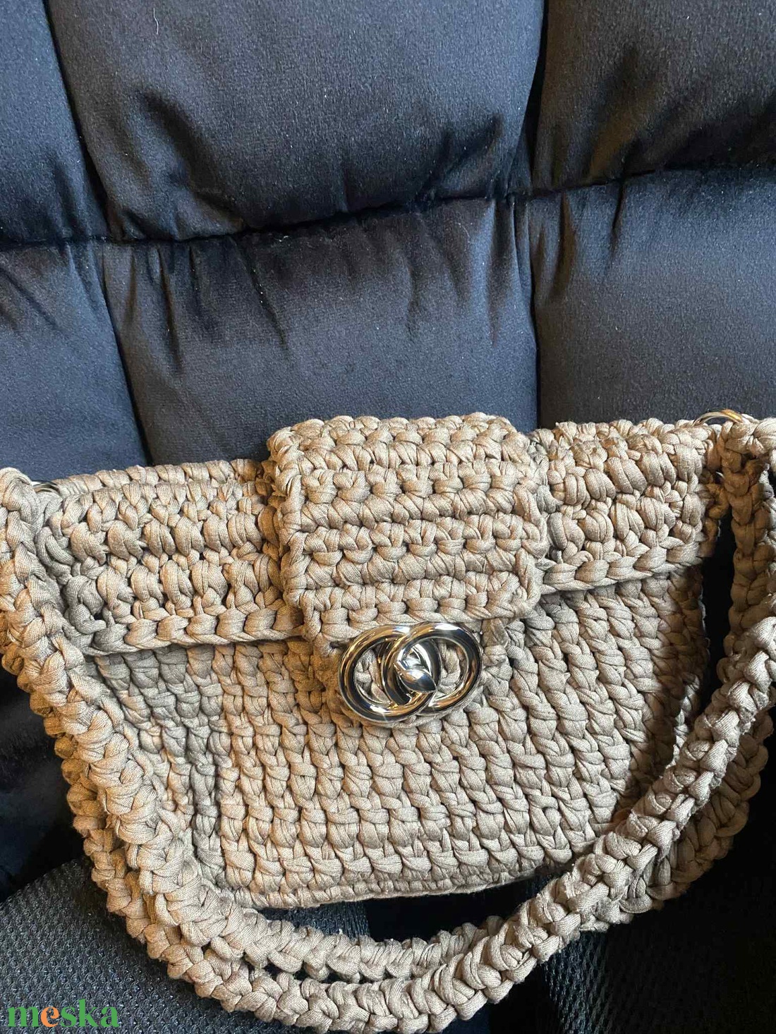 csattos válltáska - táska & tok - kézitáska & válltáska - kézitáska - Meska.hu