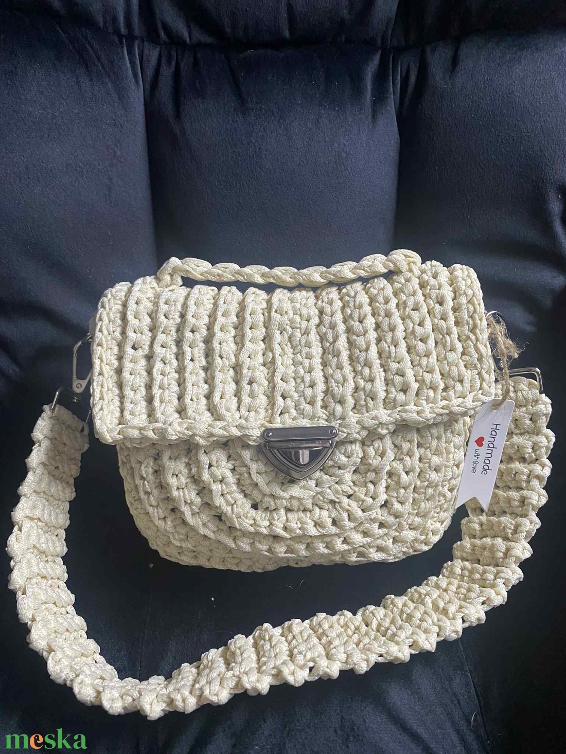 Világos kistáska - táska & tok - kézitáska & válltáska - alkalmi táska - Meska.hu