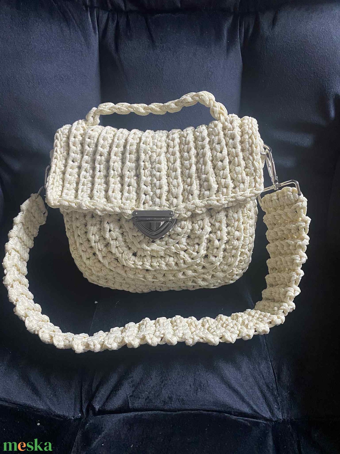 Világos kistáska - táska & tok - kézitáska & válltáska - alkalmi táska - Meska.hu