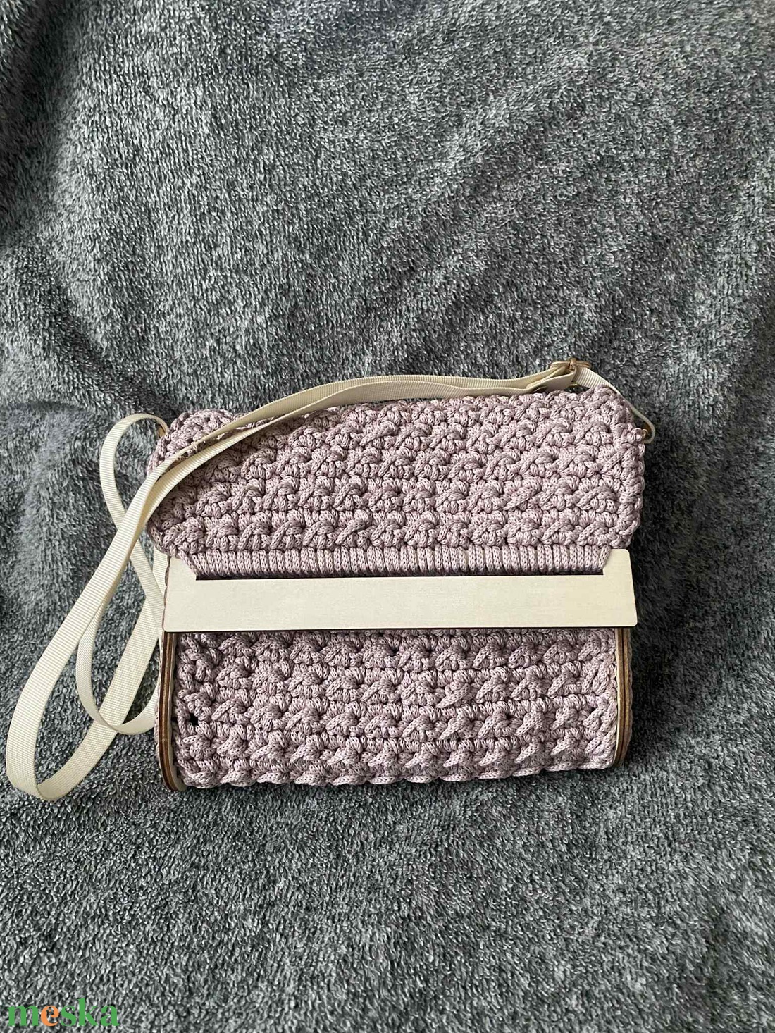 porrózsa táska - táska & tok - kézitáska & válltáska - alkalmi táska - Meska.hu