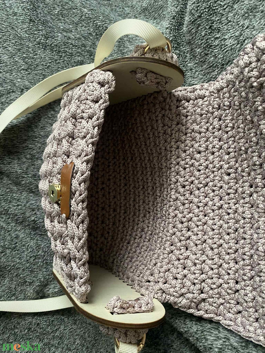 porrózsa táska - táska & tok - kézitáska & válltáska - alkalmi táska - Meska.hu