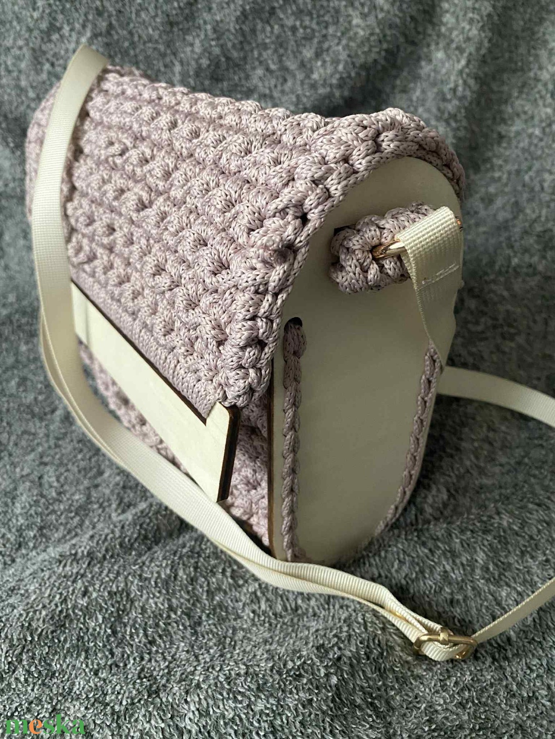 porrózsa táska - táska & tok - kézitáska & válltáska - alkalmi táska - Meska.hu