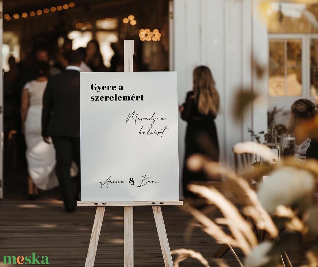 Esküvői tábla - Gyere a szerelemért, maradj a buliért - esküvő - dekoráció - tábla & jelzés - Meska.hu Esküvői tábla - Gyere a szerelemért, maradj a buliért - esküvő - dekoráció - tábla & jelzés - Meska.hu
