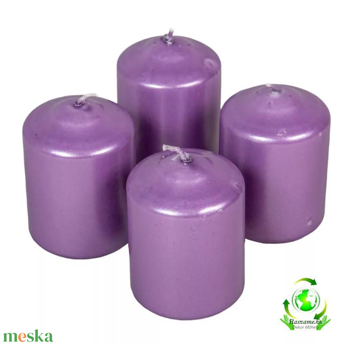 Metál henger gyertya szett 60x80mm - lila - kellékek & szerszámok - dekorációs kellékek - dekorációs gyertya - Meska.hu Metál henger gyertya szett 60x80mm - lila - kellékek & szerszámok - dekorációs kellékek - dekorációs gyertya - Meska.hu