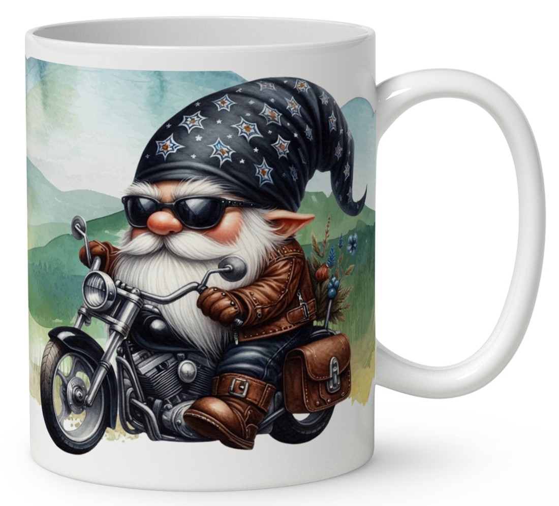 Névvel kérhető - Nem vén - Motoros manó mintás bögre - otthon & életmód - konyhafelszerelés, tálalás - tálalás - bögre & csésze - Meska.hu