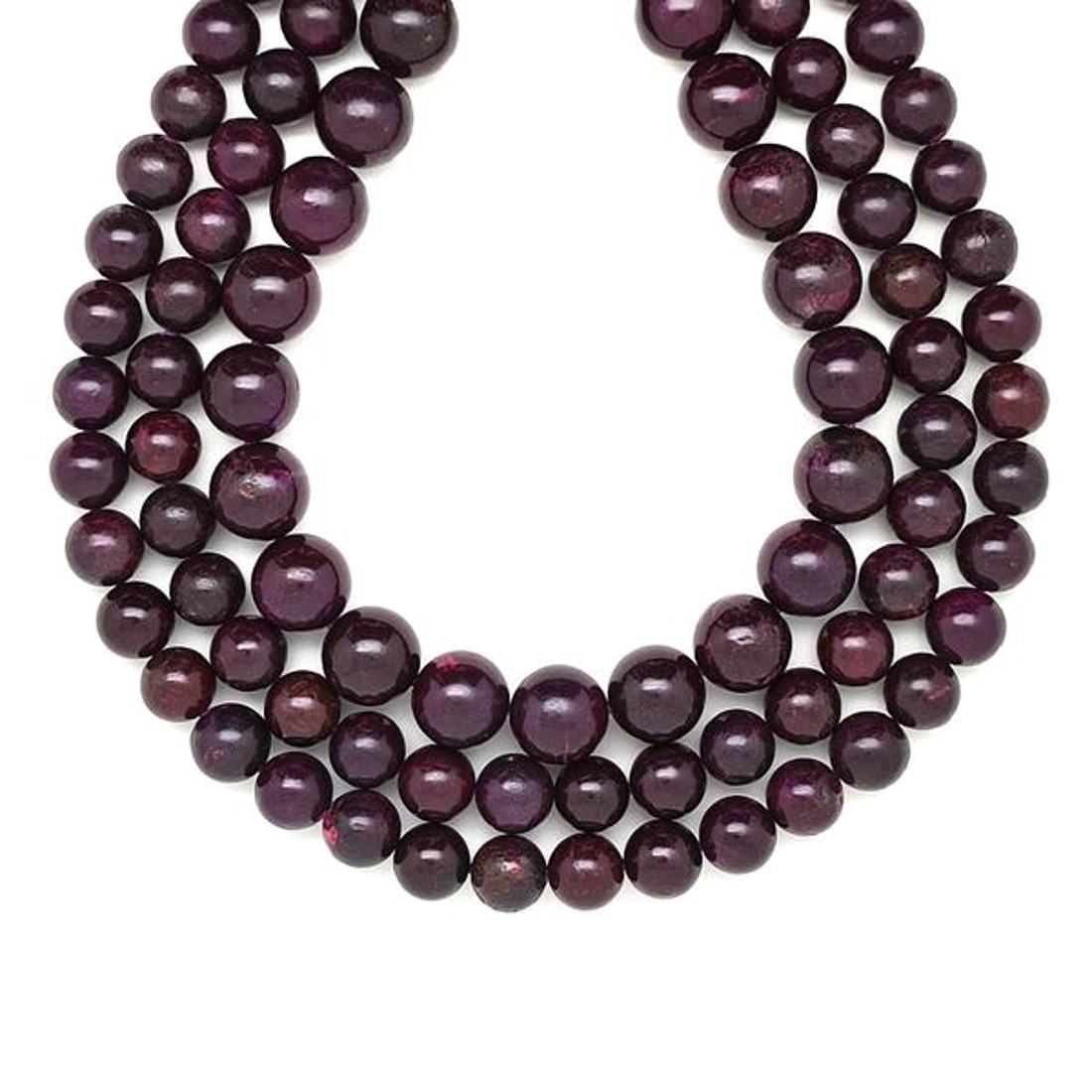 Purpurit világos golyó 8-9mm  ékszerkészítő alapanyag (füzér) - kellékek & szerszámok - ásvány alapanyag - ásványfüzér - Meska.hu