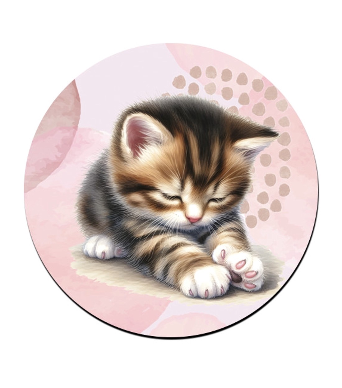 Játszó cuki cicus mintás bögre alátét -  - Meska.hu