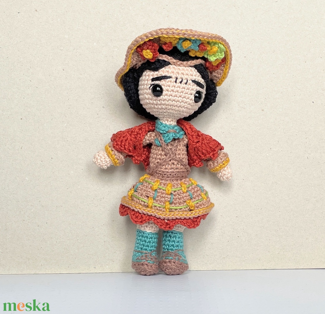 Horgolt Frida Kahlo - játék & sport - plüssállat & játékfigura - ember - Meska.hu Horgolt Frida Kahlo - játék & sport - plüssállat & játékfigura - ember - Meska.hu