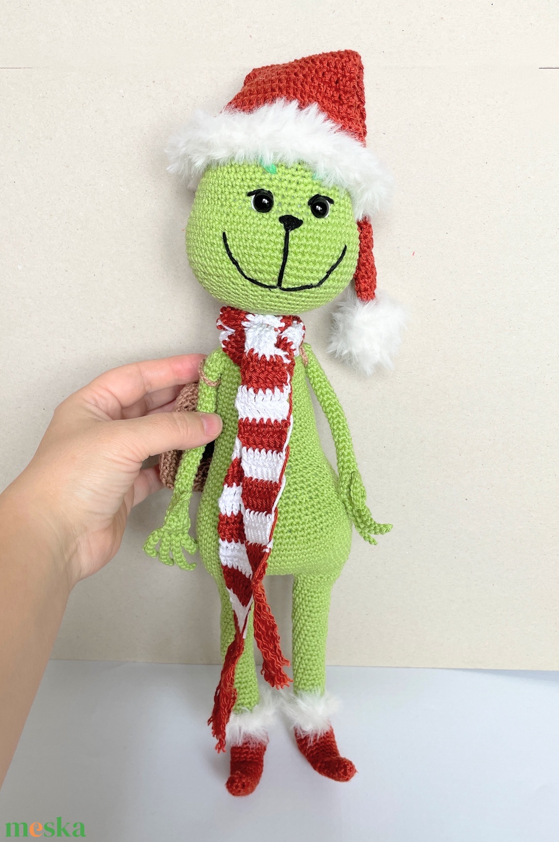 Horgolt óriás Grinch - karácsony - mikulás - mikulás ajándékok - Meska.hu Horgolt óriás Grinch - karácsony - mikulás - mikulás ajándékok - Meska.hu