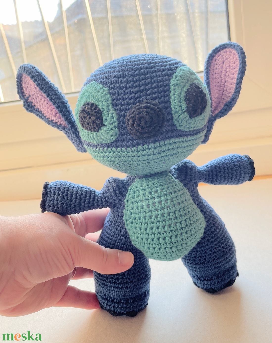 Horgolt Stitch - játék & sport - plüssállat & játékfigura - más figura - Meska.hu Horgolt Stitch - játék & sport - plüssállat & játékfigura - más figura - Meska.hu
