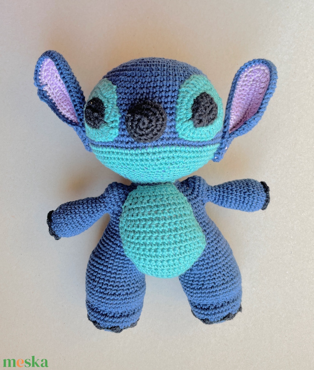Horgolt Stitch - játék & sport - plüssállat & játékfigura - más figura - Meska.hu Horgolt Stitch - játék & sport - plüssállat & játékfigura - más figura - Meska.hu