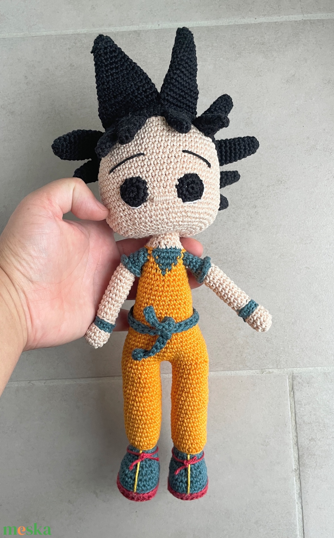 Horgolt Goku - játék & sport - plüssállat & játékfigura - ember - Meska.hu Horgolt Goku - játék & sport - plüssállat & játékfigura - ember - Meska.hu
