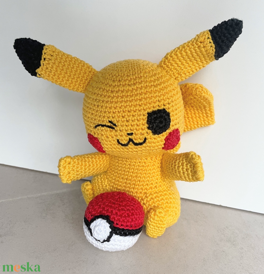 Horgolt Pikachu - játék & sport - plüssállat & játékfigura - más figura - Meska.hu Horgolt Pikachu - játék & sport - plüssállat & játékfigura - más figura - Meska.hu
