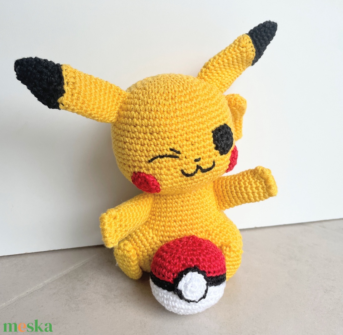 Horgolt Pikachu - játék & sport - plüssállat & játékfigura - más figura - Meska.hu Horgolt Pikachu - játék & sport - plüssállat & játékfigura - más figura - Meska.hu