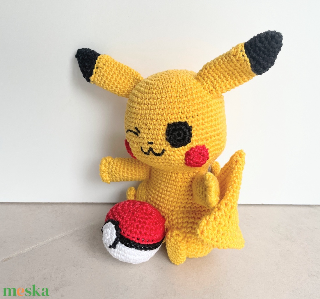 Horgolt Pikachu - játék & sport - plüssállat & játékfigura - más figura - Meska.hu Horgolt Pikachu - játék & sport - plüssállat & játékfigura - más figura - Meska.hu