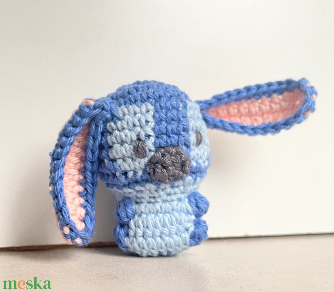 Horgolt Stitch (mini) - játék & sport - plüssállat & játékfigura - más figura - Meska.hu Horgolt Stitch (mini) - játék & sport - plüssállat & játékfigura - más figura - Meska.hu