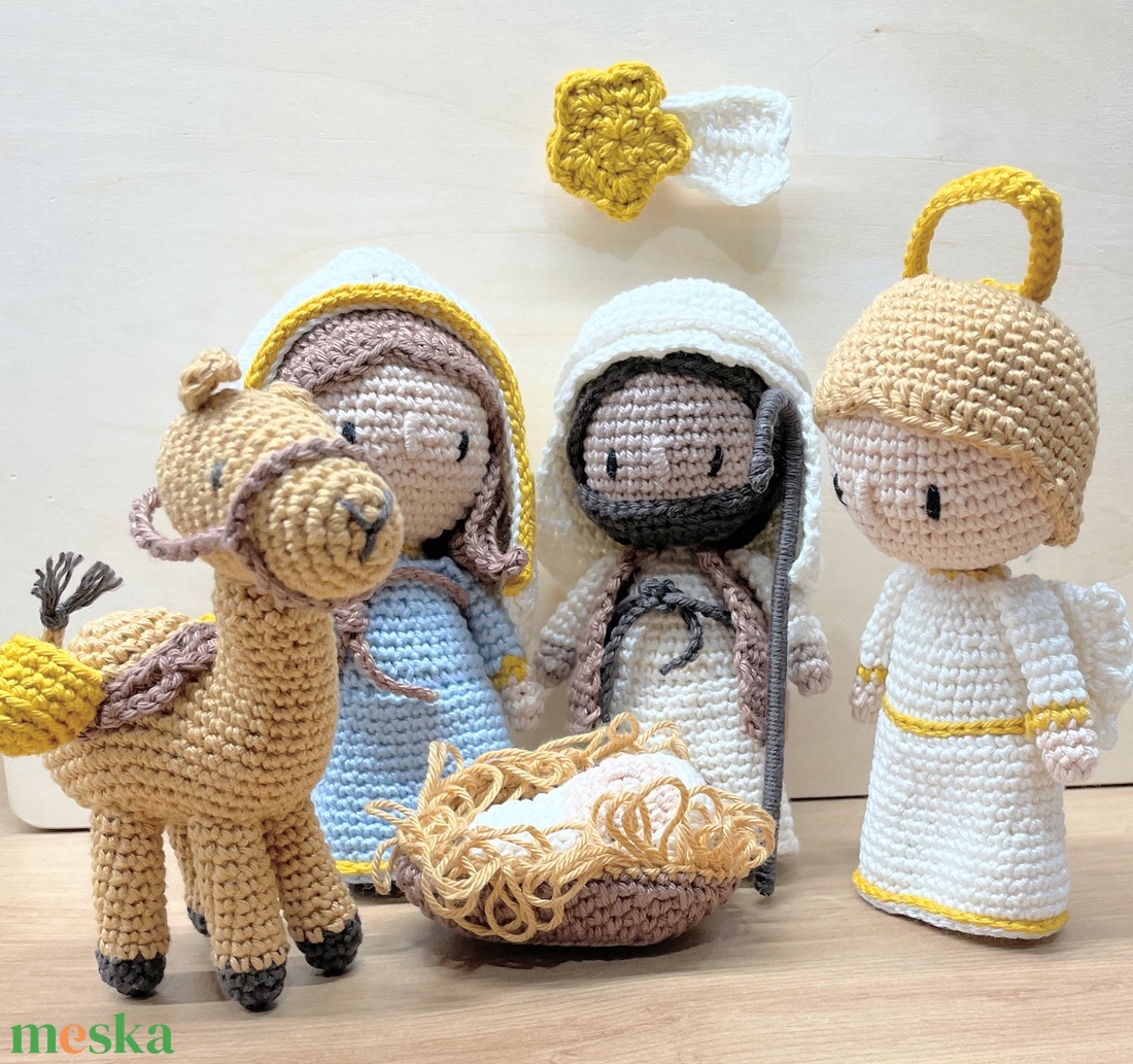 Karácsonyi betlehemi figurák - karácsony - karácsonyi lakásdekoráció - karácsonyi lakásdíszek - Meska.hu