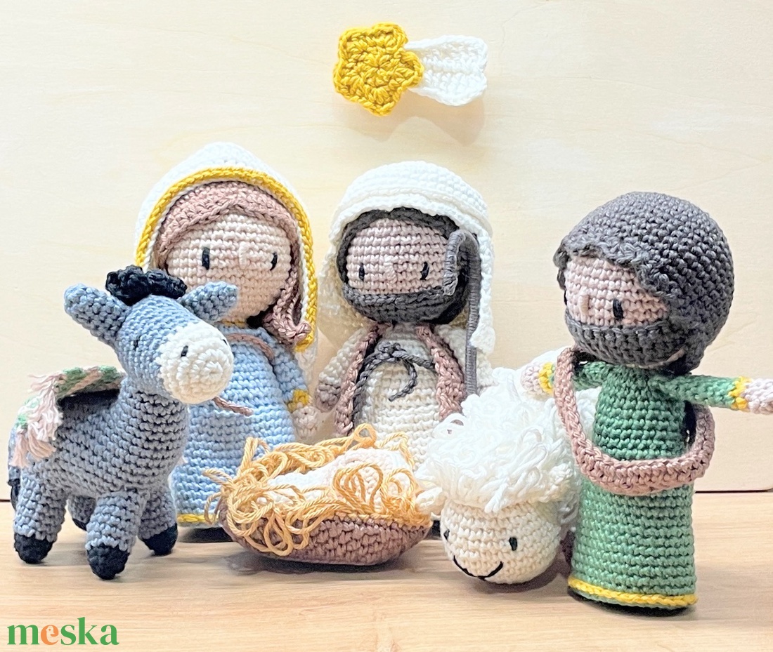 Karácsonyi betlehemi figurák - karácsony - karácsonyi lakásdekoráció - karácsonyi lakásdíszek - Meska.hu