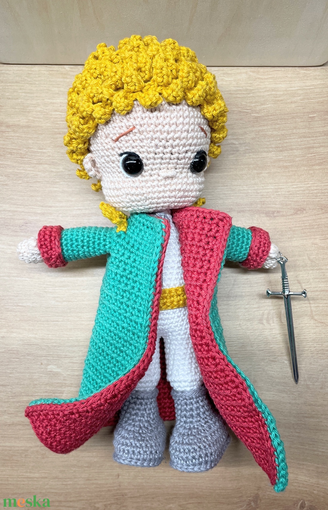 Horgolt Kisherceg - játék & sport - plüssállat & játékfigura - ember - Meska.hu