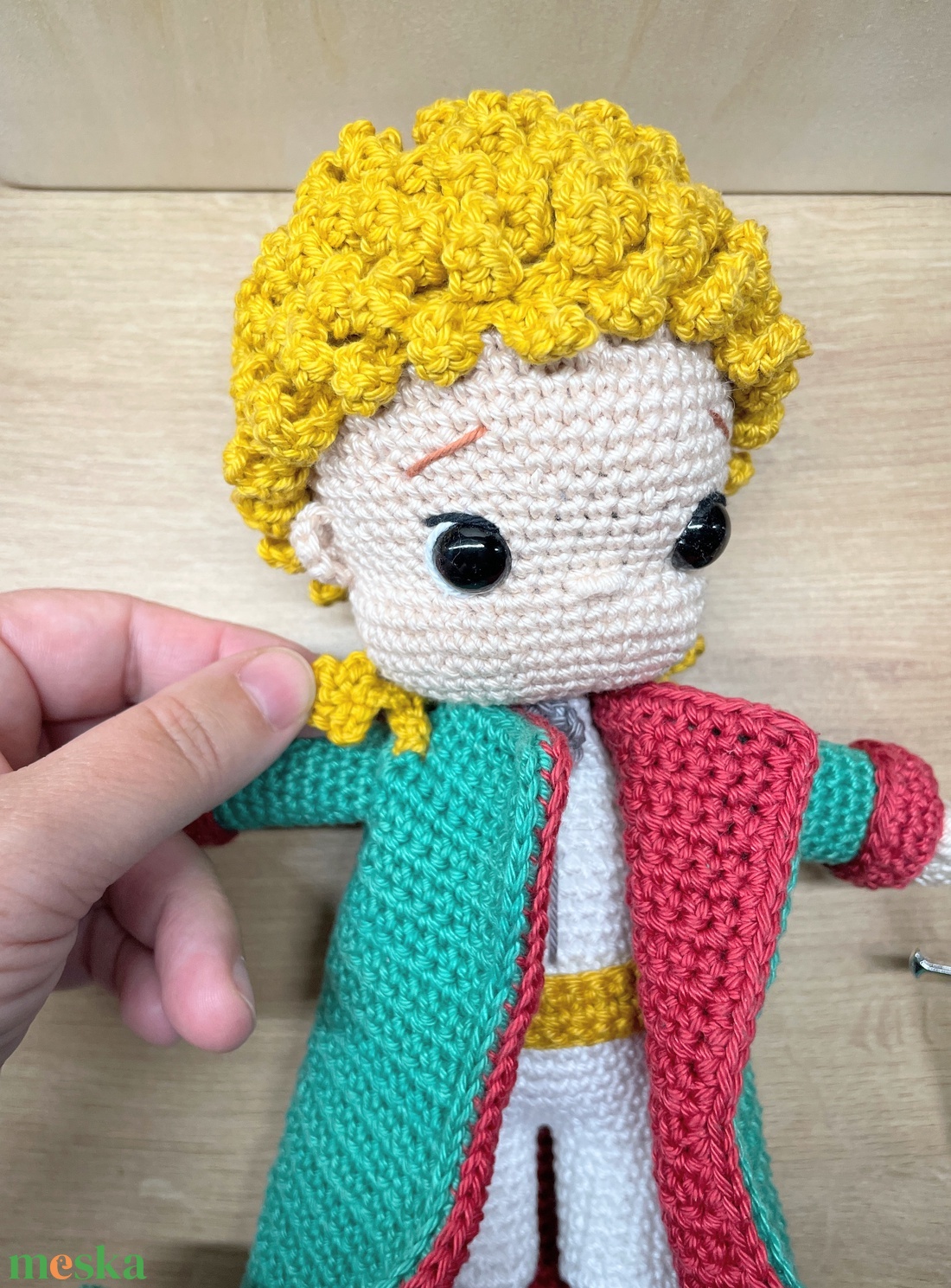 Horgolt Kisherceg - játék & sport - plüssállat & játékfigura - ember - Meska.hu