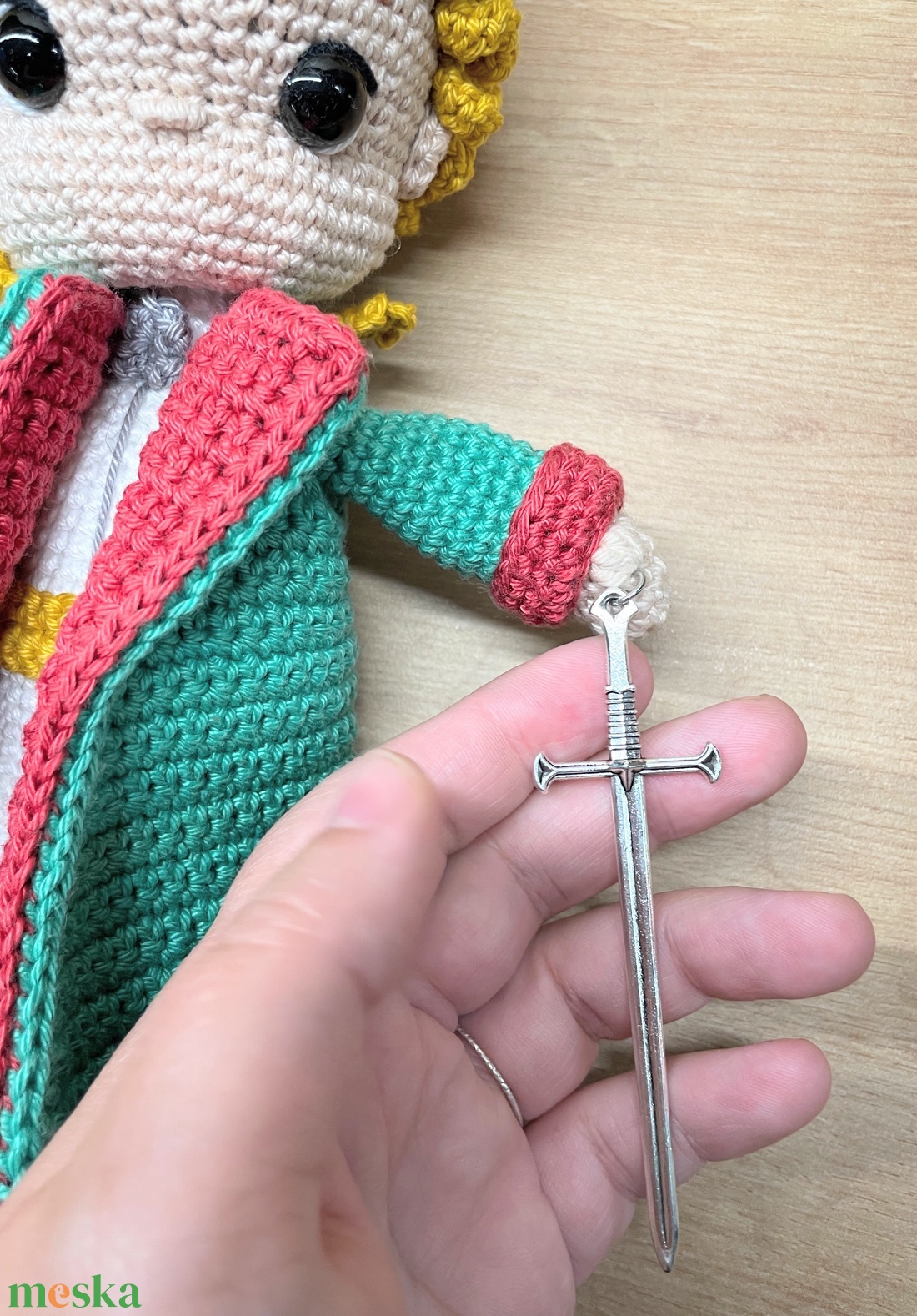 Horgolt Kisherceg - játék & sport - plüssállat & játékfigura - ember - Meska.hu