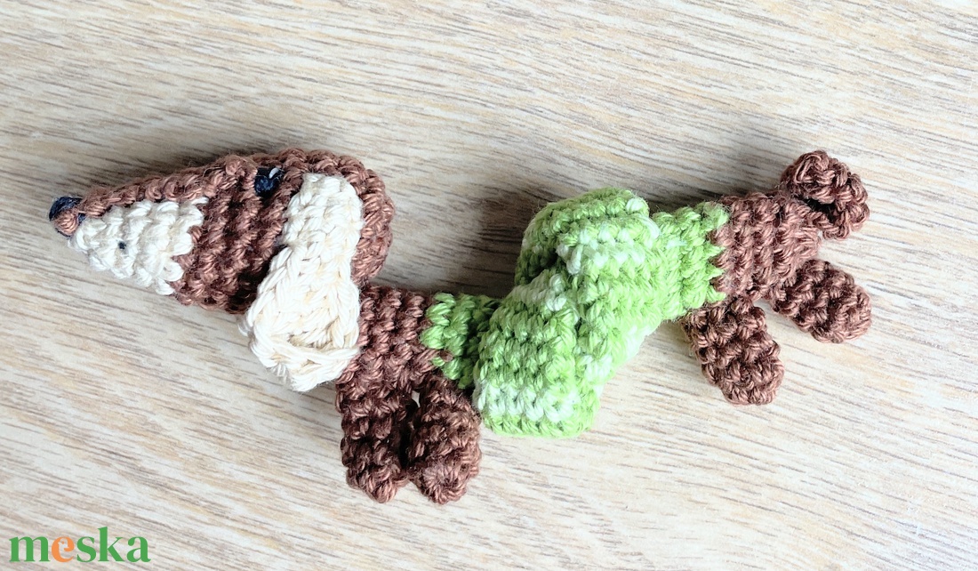 Horgolt csomózható kutyus - játék & sport - plüssállat & játékfigura - kutya - Meska.hu