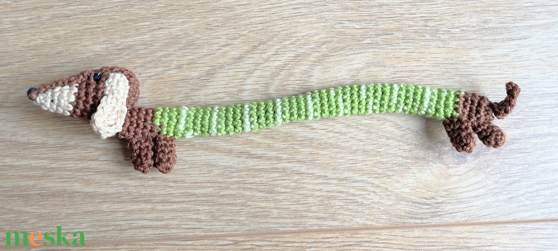 Horgolt csomózható kutyus - játék & sport - plüssállat & játékfigura - kutya - Meska.hu