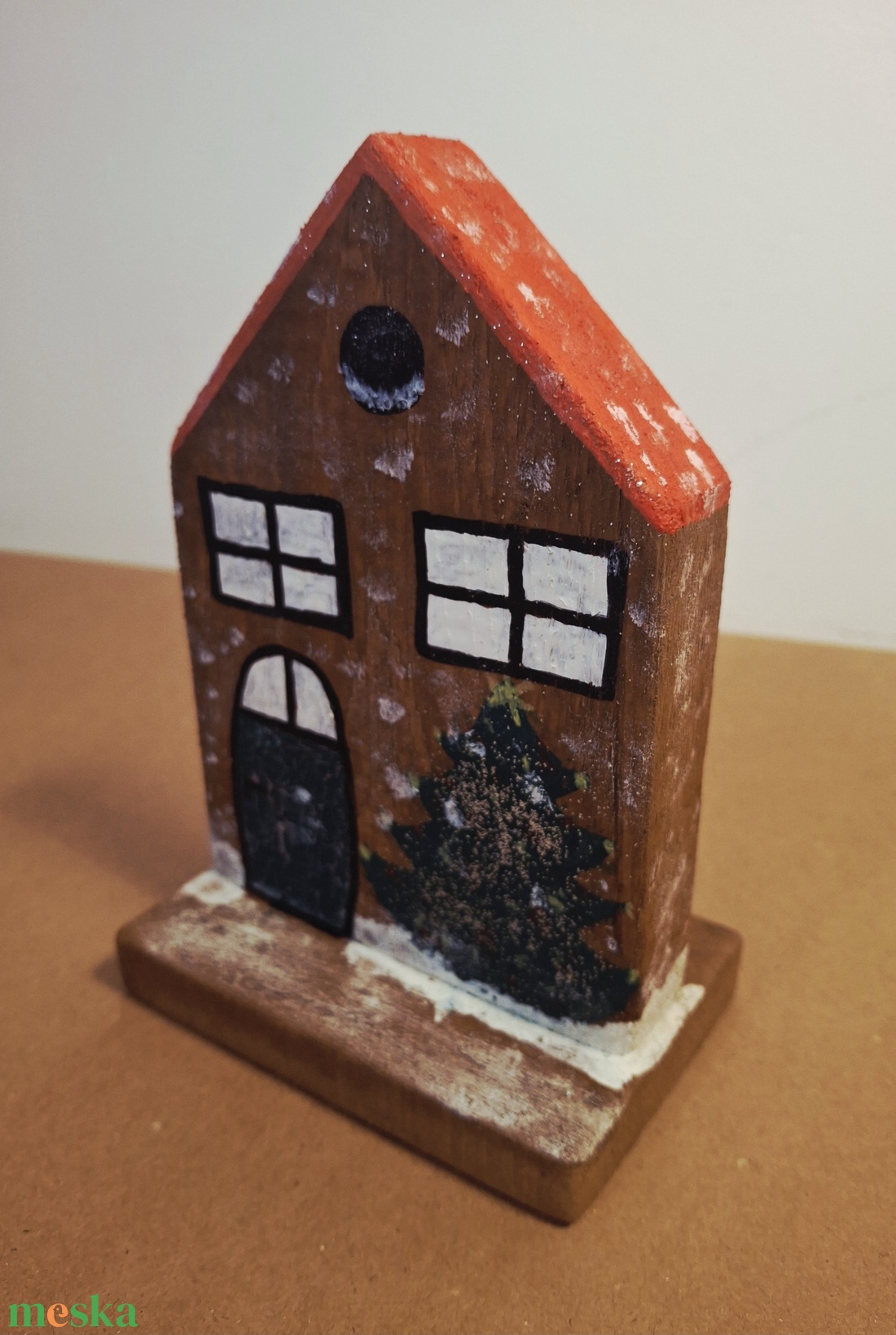 Karácsonyi házikó  - karácsony - karácsonyi lakásdekoráció - karácsonyfadíszek - Meska.hu