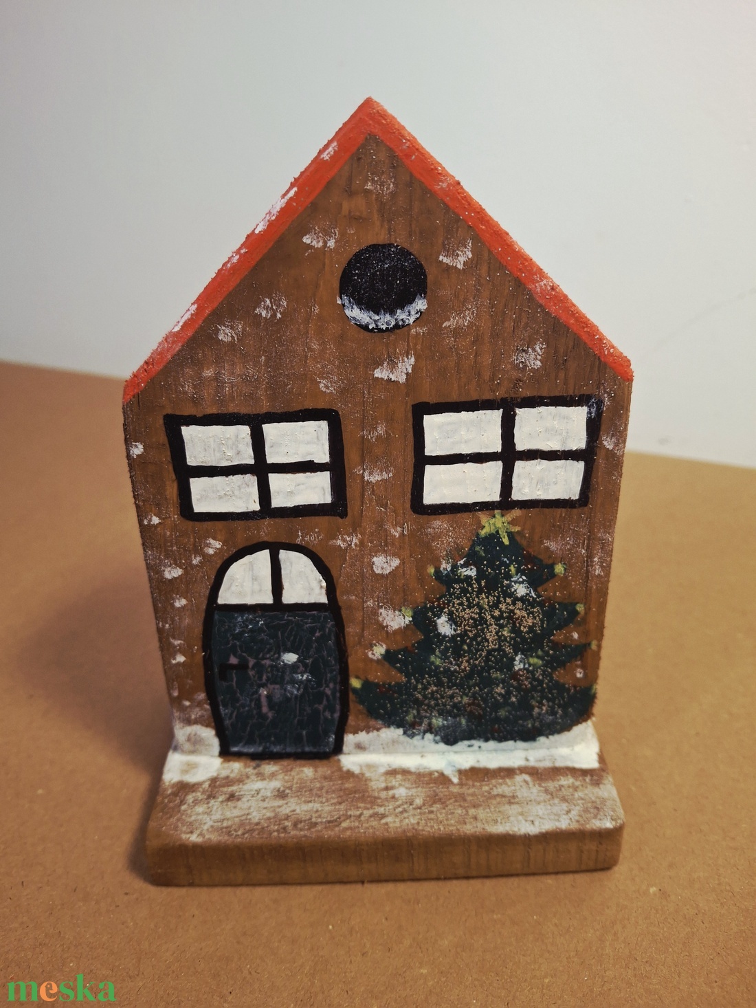 Karácsonyi házikó  - karácsony - karácsonyi lakásdekoráció - karácsonyfadíszek - Meska.hu