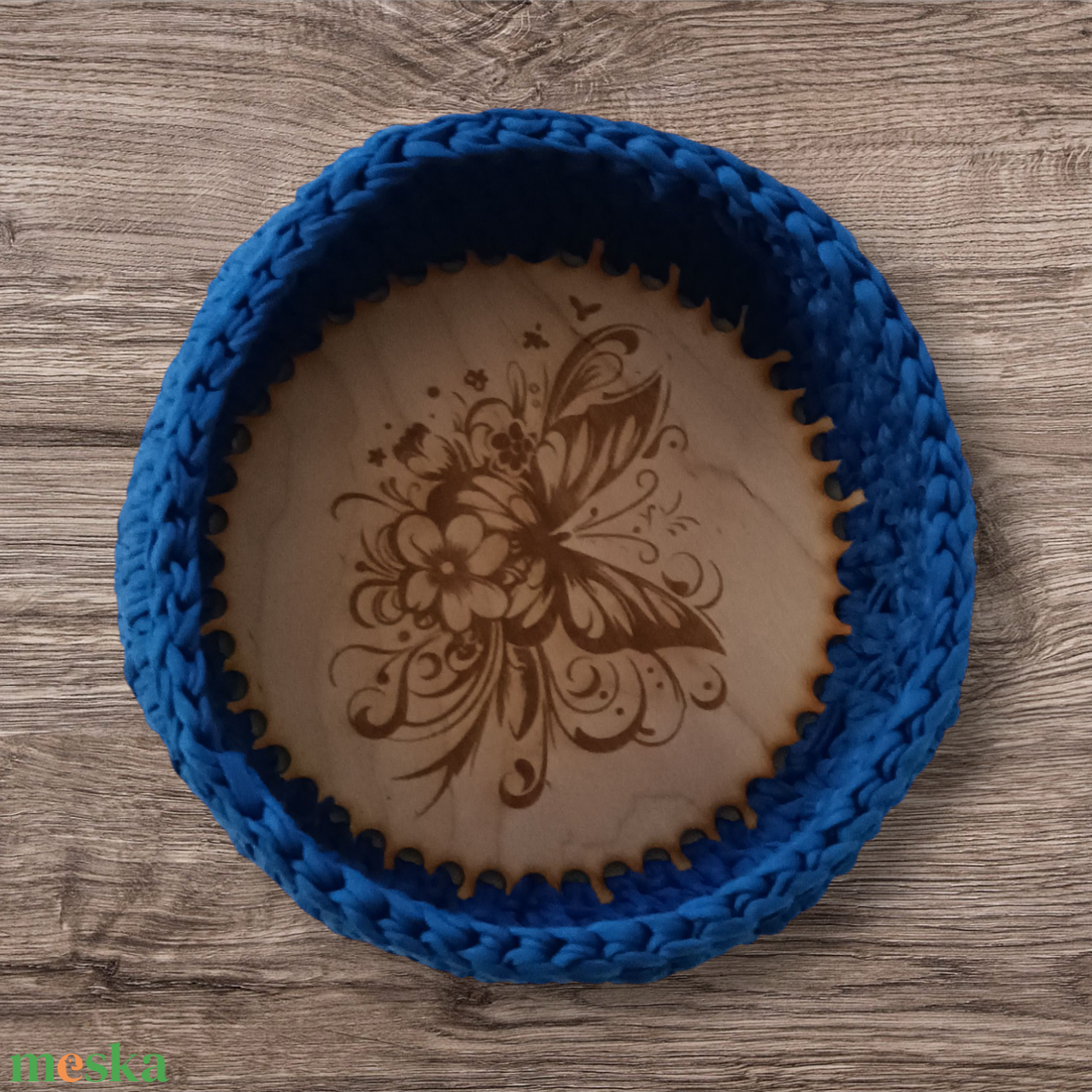 Pillangó mintás tároló  - otthon & életmód - tárolás & rendszerezés - tárolókosár - Meska.hu