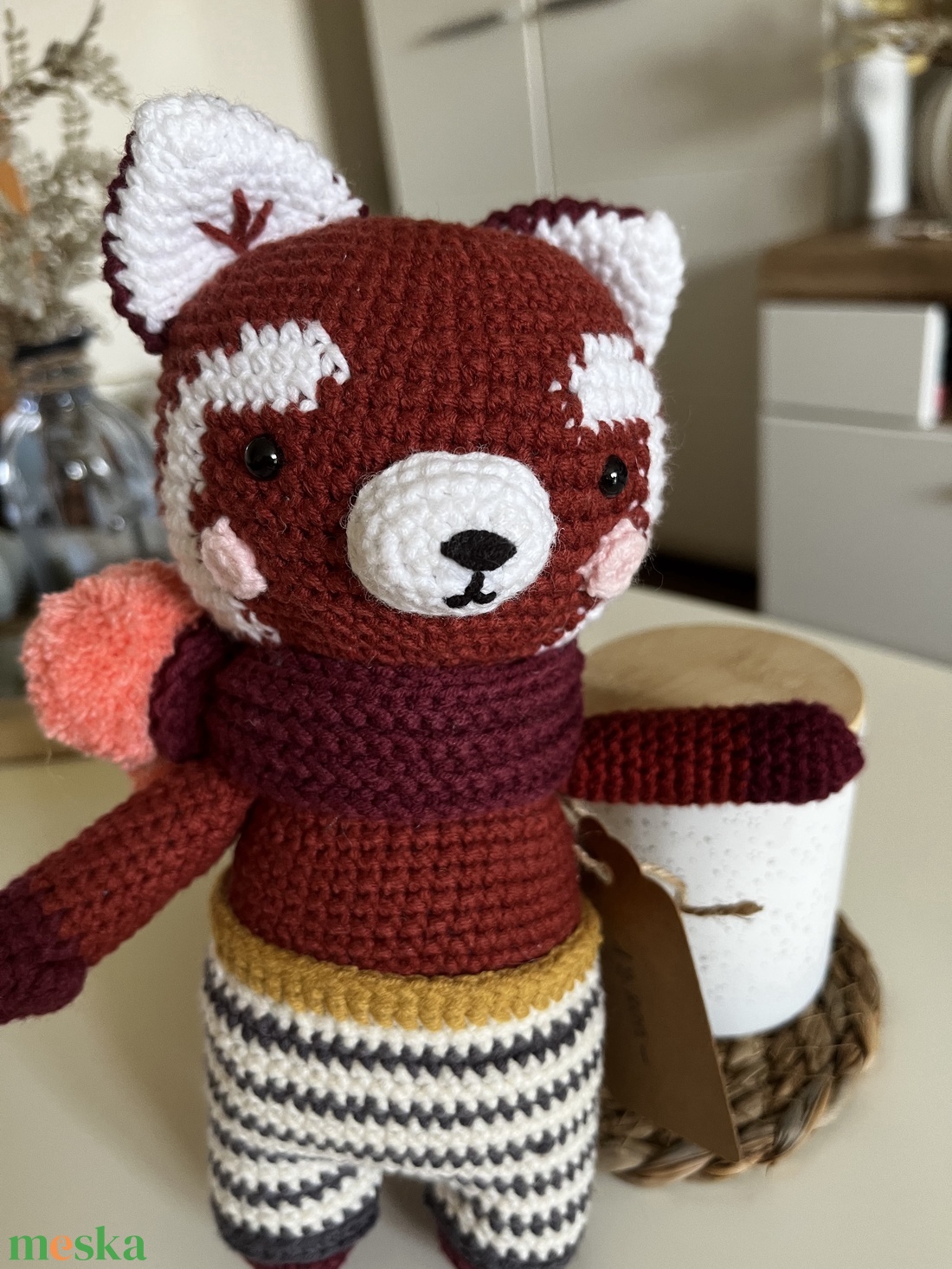 Vanda, a vörös panda - baba - mama - baba játékok - mozgásfejlesztő játékok - Meska.hu