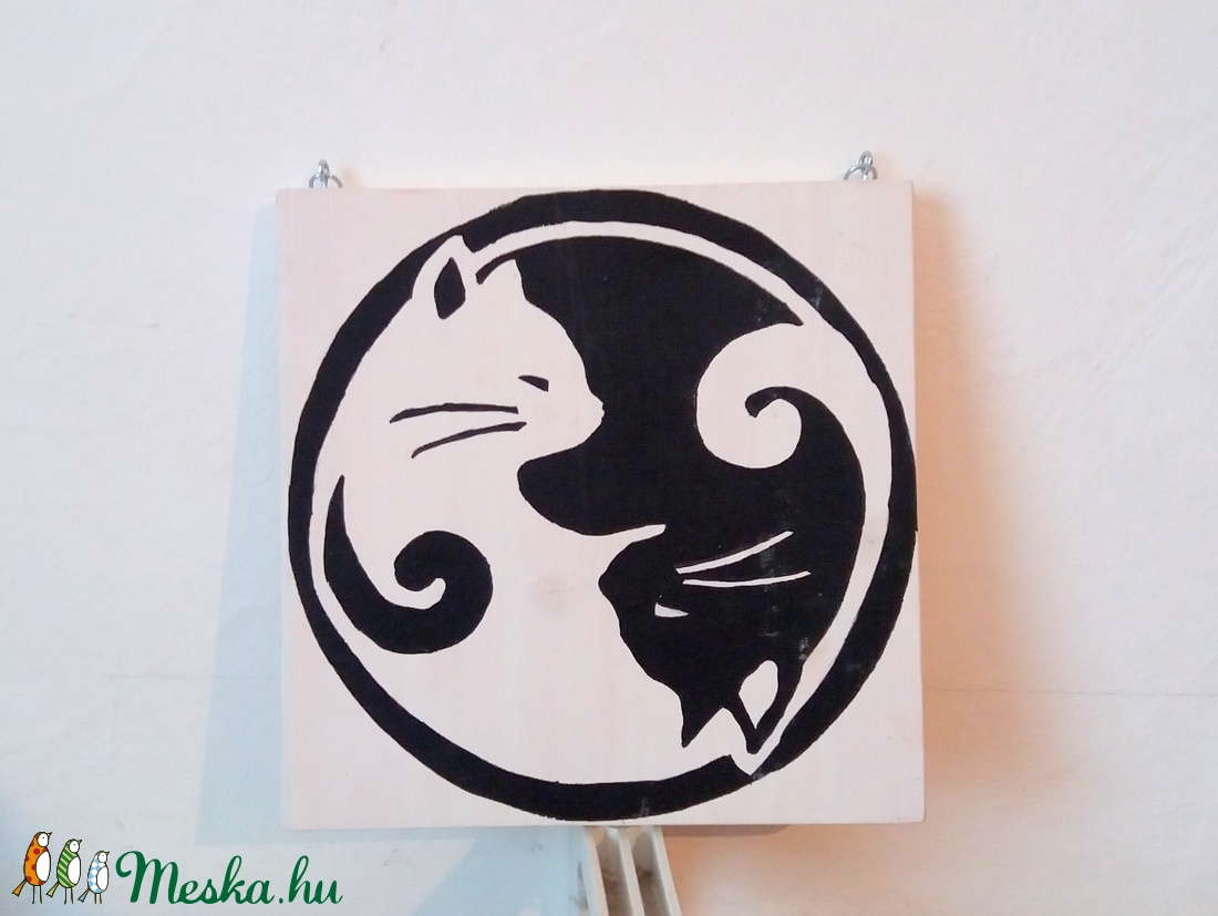Cica yin-yang -  - Meska.hu