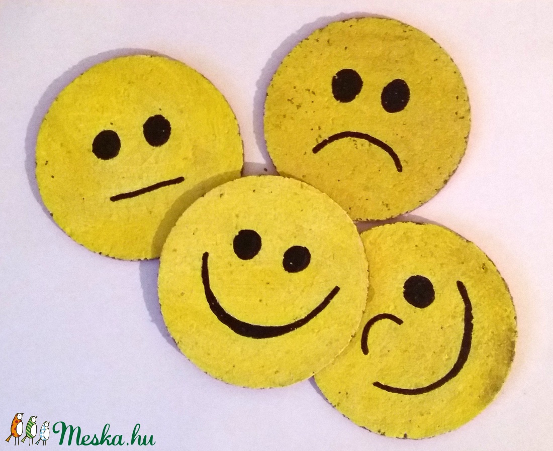 Poháralátét Smile - - Meska.hu Poháralátét Smile - - Meska.hu
