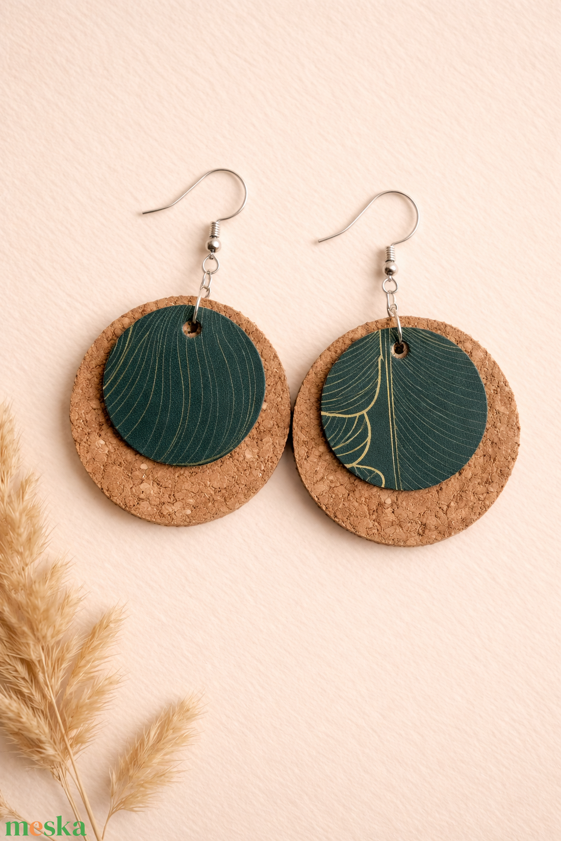 Botanika Parafa-fülbevaló  - ékszer - fülbevaló - lógó fülbevaló - Meska.hu