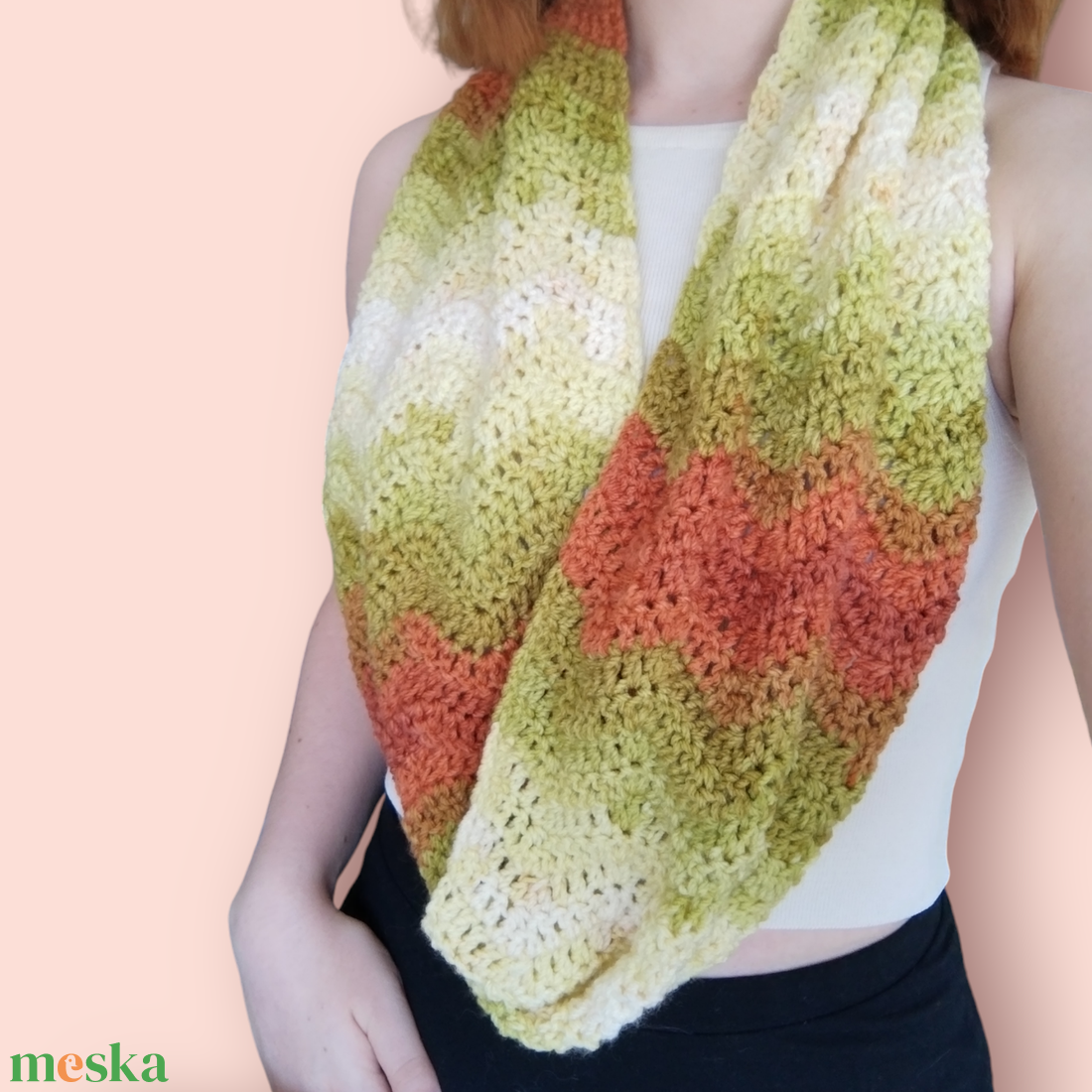 Körsál - Tökmező - ruha & divat - sál, sapka, kendő - sál - Meska.hu