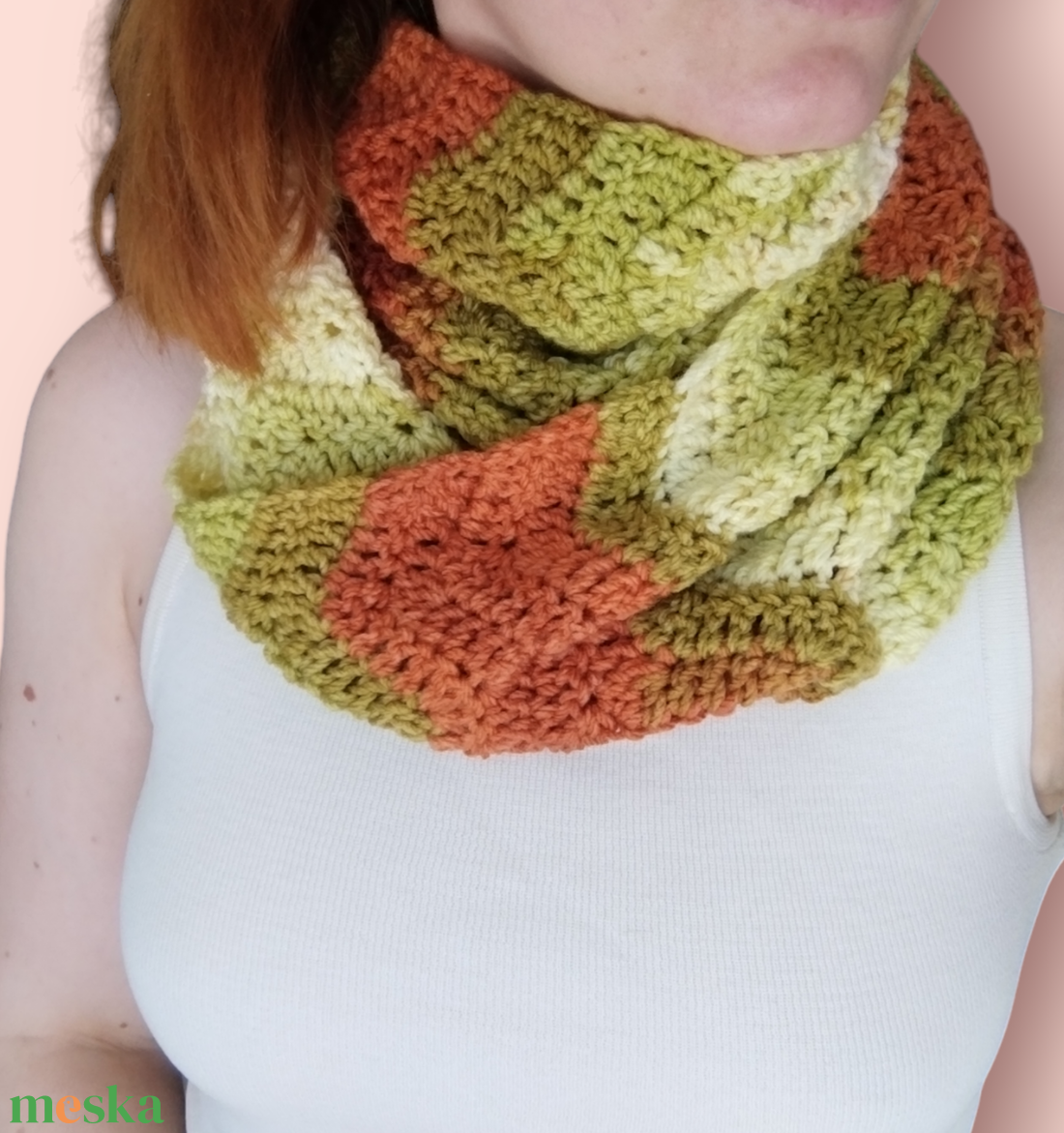 Körsál - Tökmező - ruha & divat - sál, sapka, kendő - sál - Meska.hu